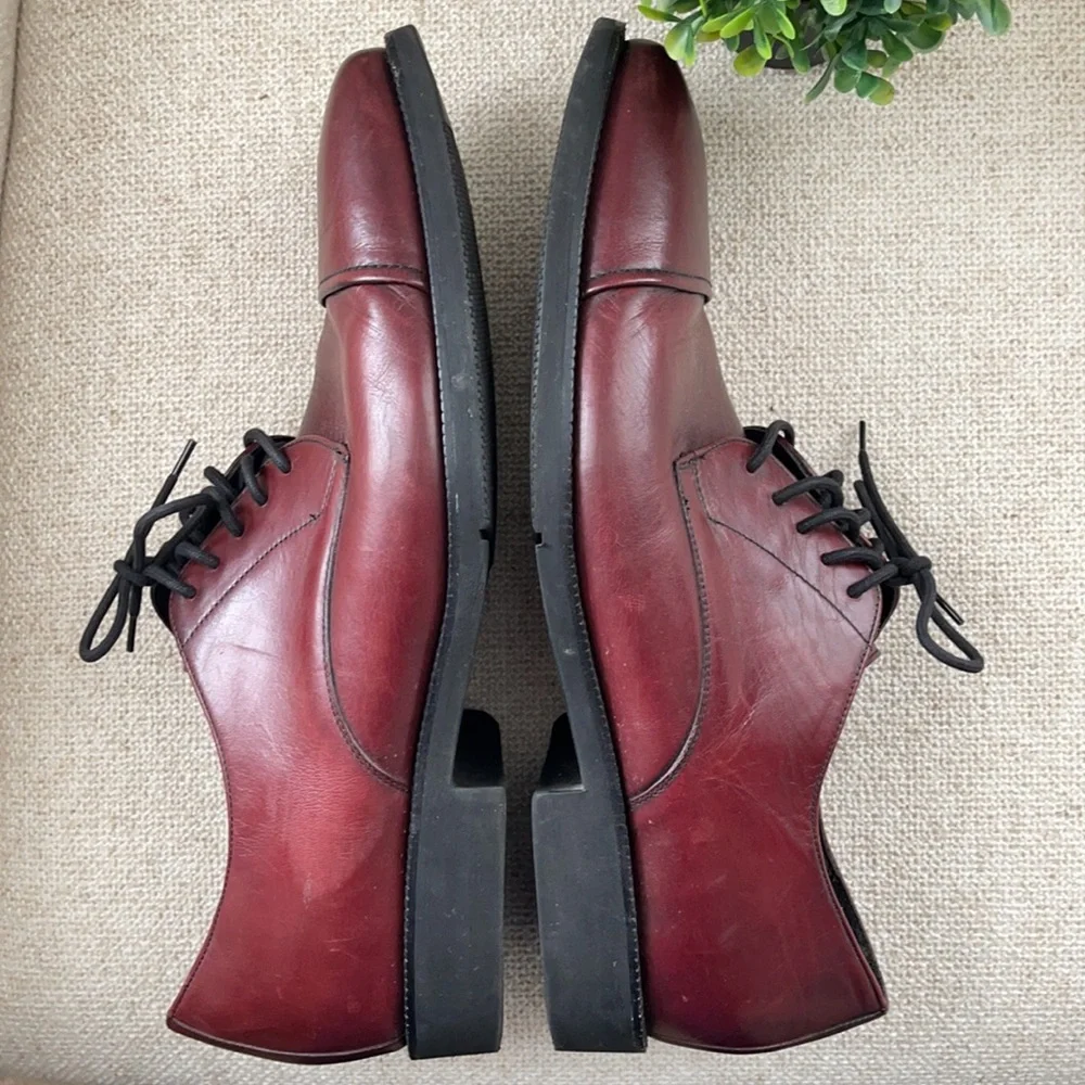 Neil M Senator Cap Toe Shoes Cognac men’s  size 11.5
